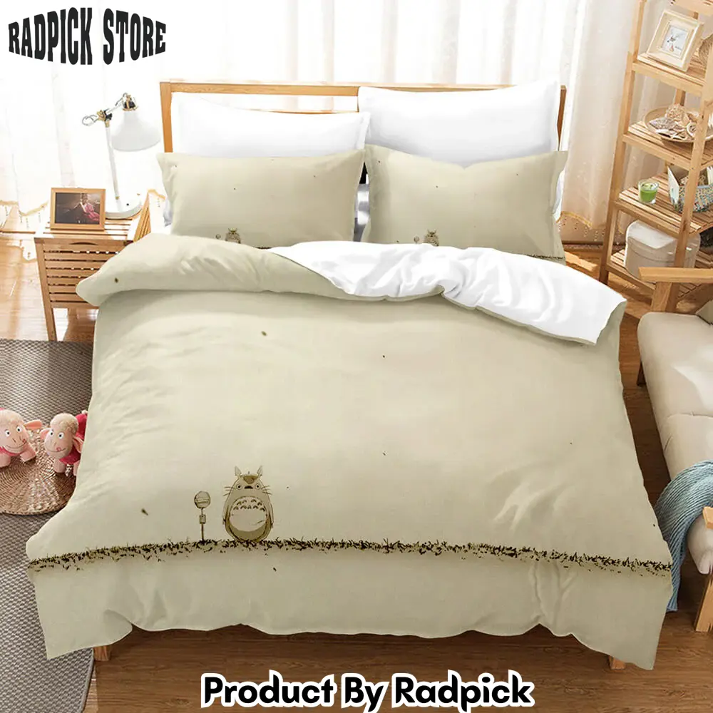 My neighbor totoro girls bedding sets duvet covers quilt bed sheets  rp0419695